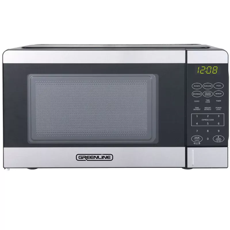 0.07 CuFt 700W Countertop Microwave in Stainless Steel
