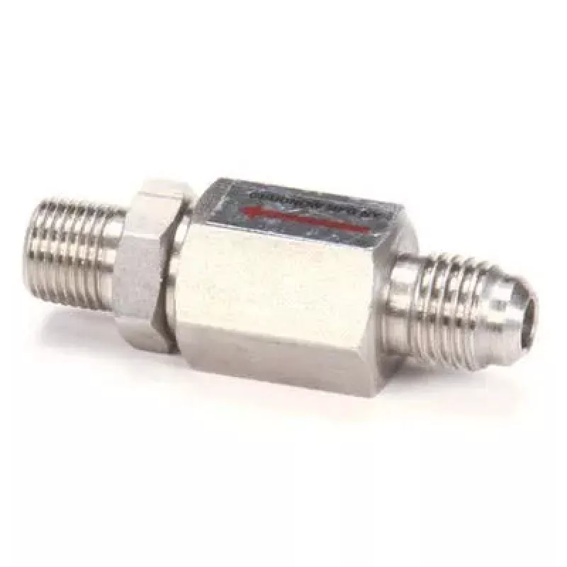 00701312: Multiplex Check Valve Single 1/8" NPT SS