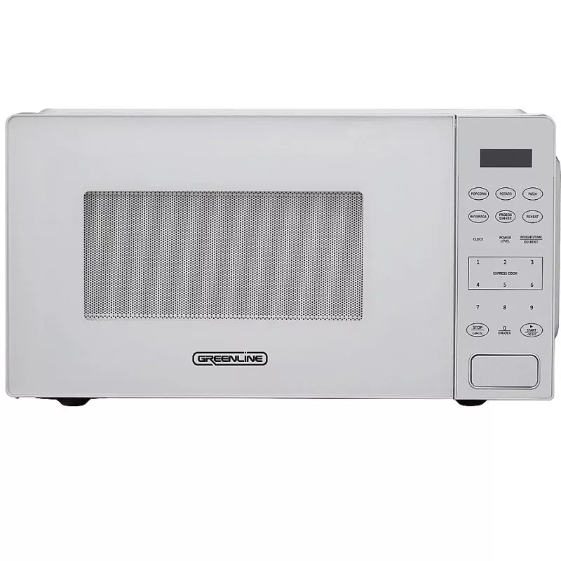1.1 CuFt 1000W Countertop Microwave in White
