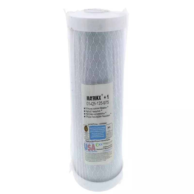 10" BB Filtrex Matrikx CTO Plus Carbon Block 0.6 Mic Filter