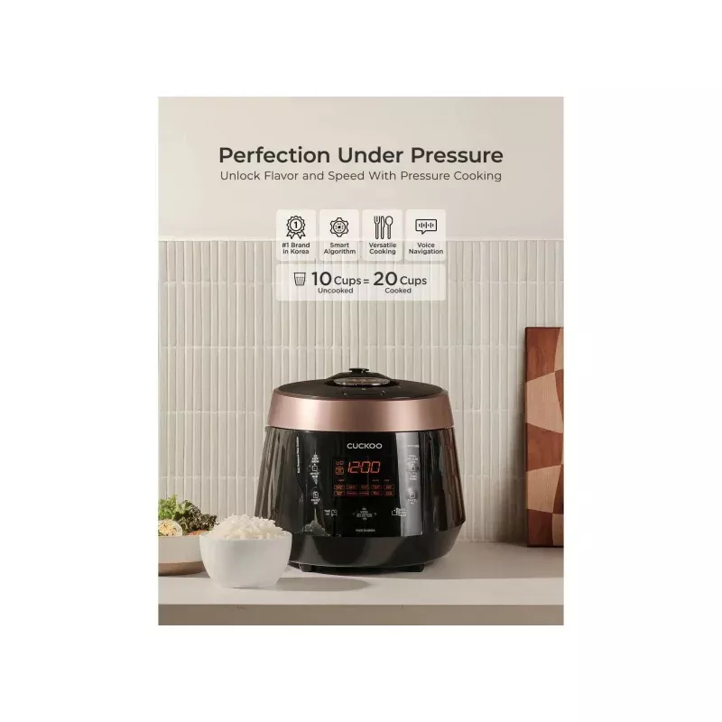10-Cup Heating Pressure Rice Cooker