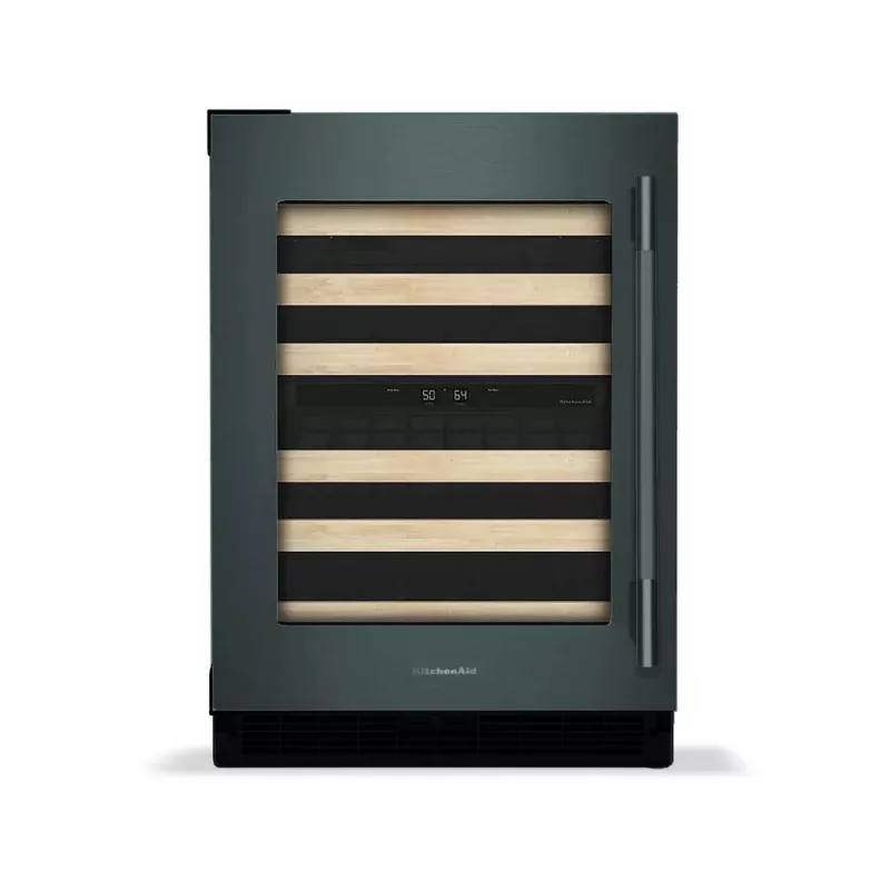 24" Undercounter Wine Cellar with Full-Extension Wood-Front Racks