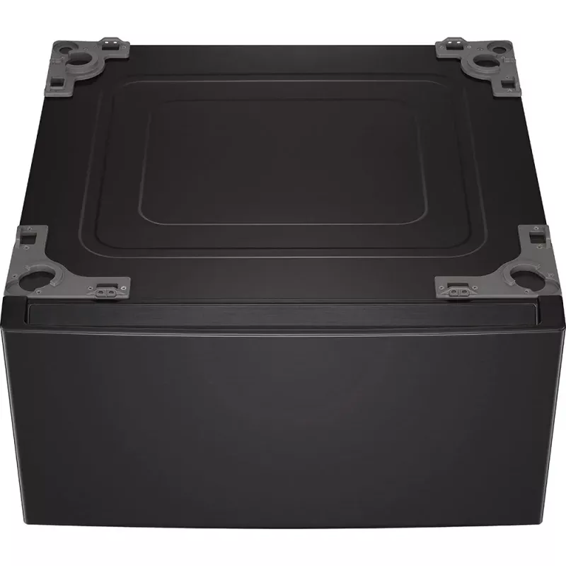 27" Laundry Pedestal - Black Steel