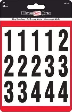 2BLACK AND WHITE NUMBERS KIT