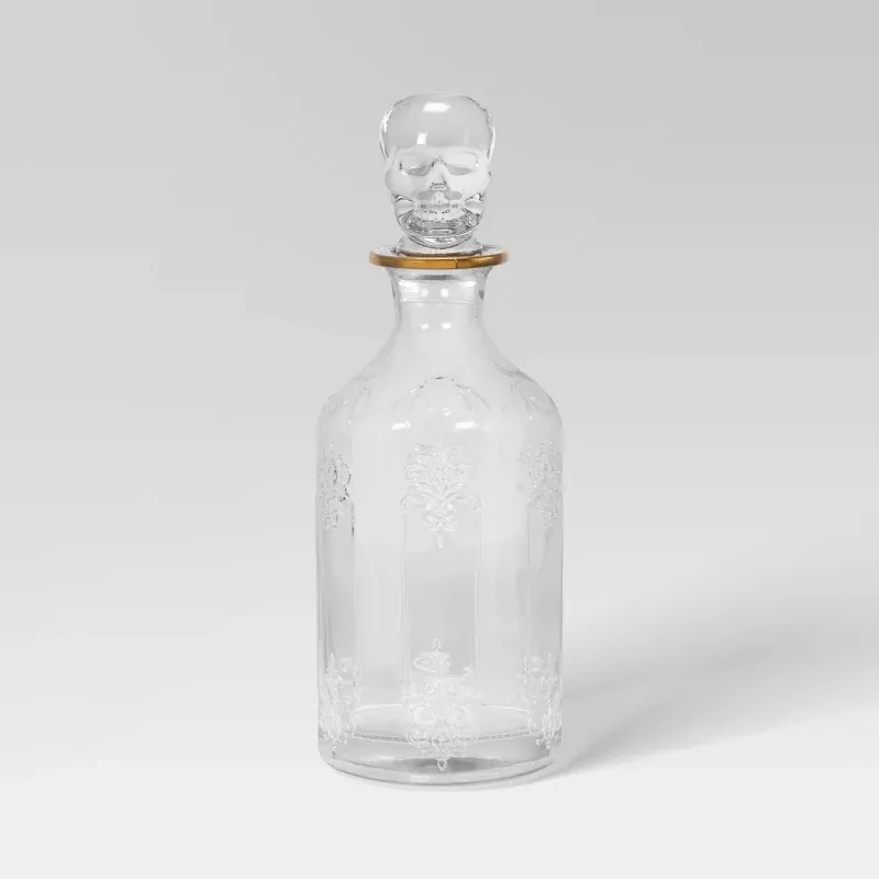 33.82oz Glass Skull Beverage Carafe - Threshold