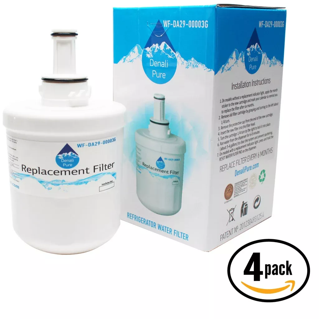 4-Pack Samsung RS2555BB /XAA Refrigerator Water Filter Replacement
