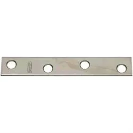 4-Pk., 4 x 5/8-In. Zinc Mending Plate