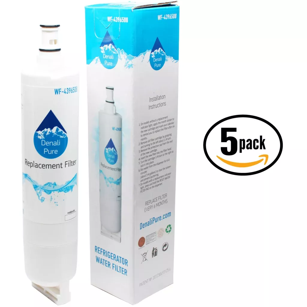 5-Pack Whirlpool GD22DFXFT03 Refrigerator Water Filter Replacement