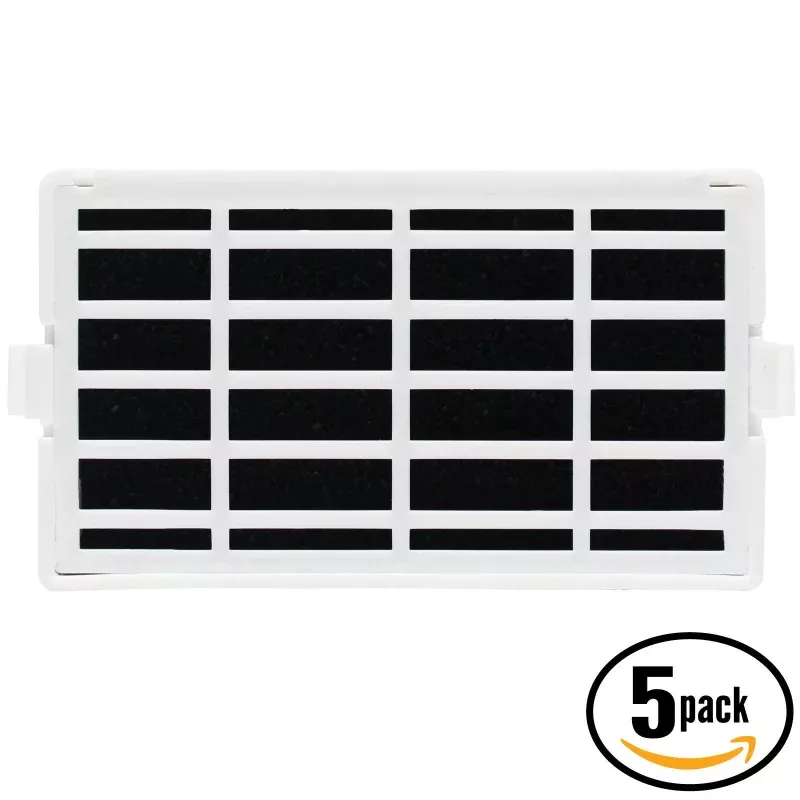 5-Pack Whirlpool WRF989SDAB03 Refrigerator Air Filter Replacement