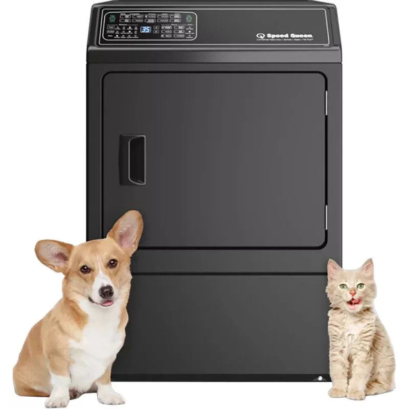 7.0 CuFt Matte Black Gas Dryer