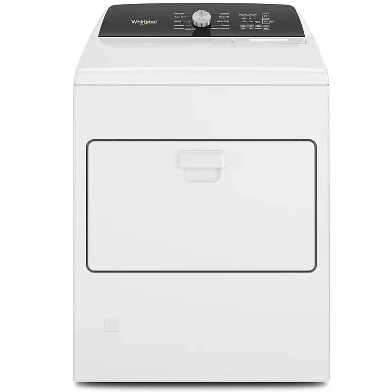 7.0 CuFt Top Load White Gas Dryer