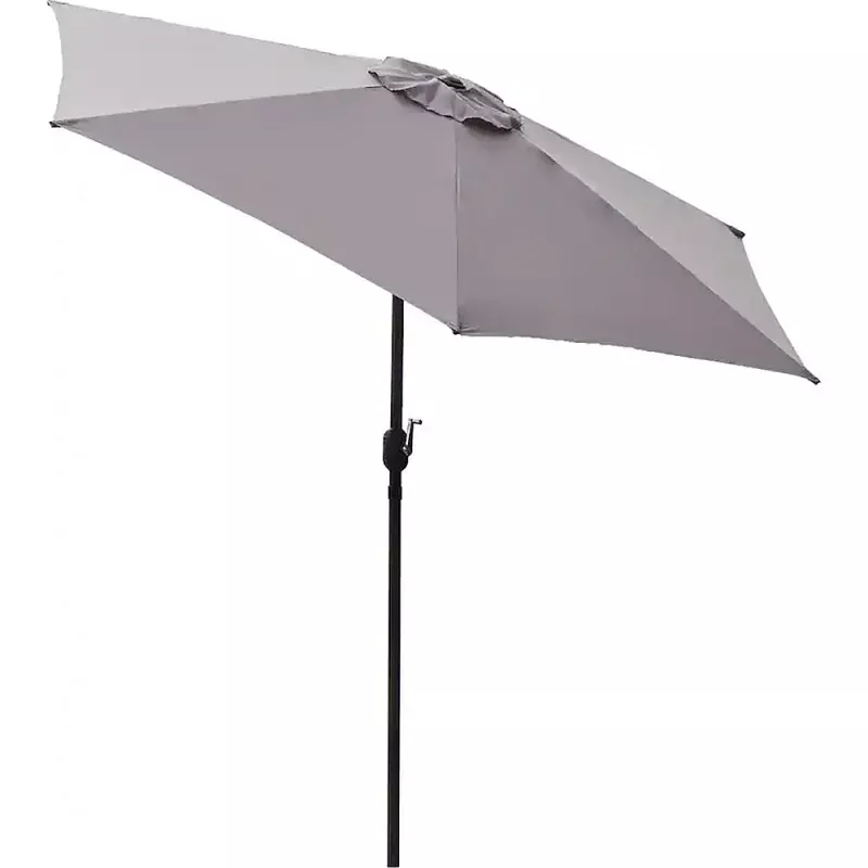 9 Ft Alum Patio Umbrella - Gray