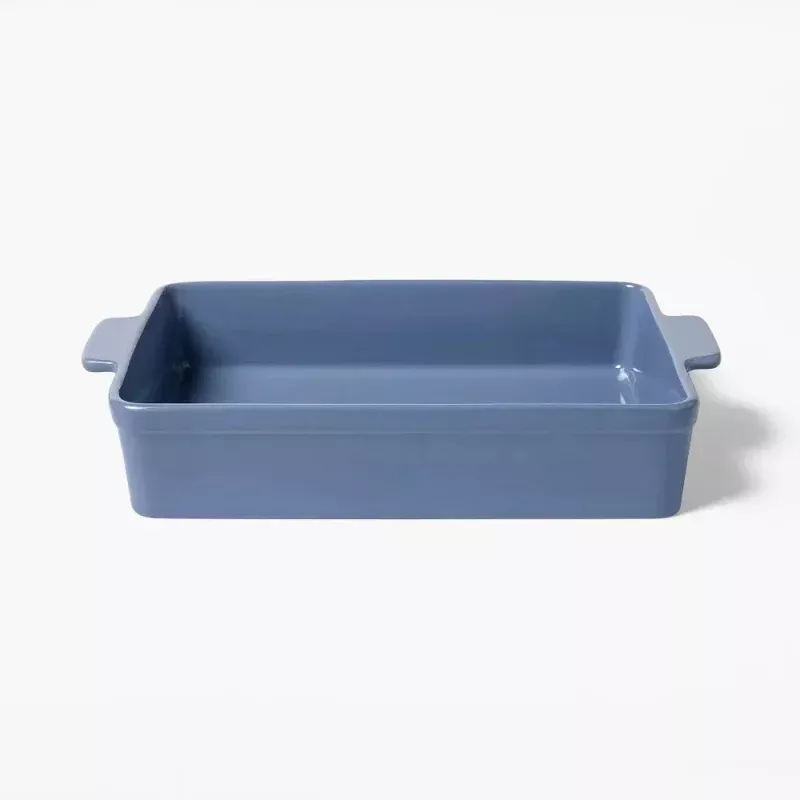 9"x13" Rectangle Stoneware Baking Dish Blue