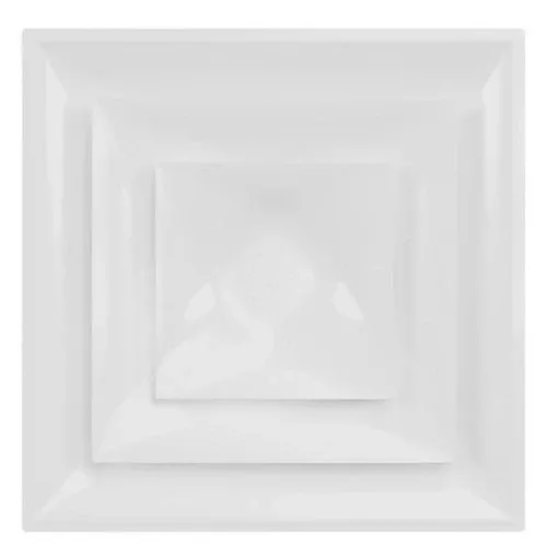 American Louver 12 in White Celing Diffuser Plastic - STR-C-12W