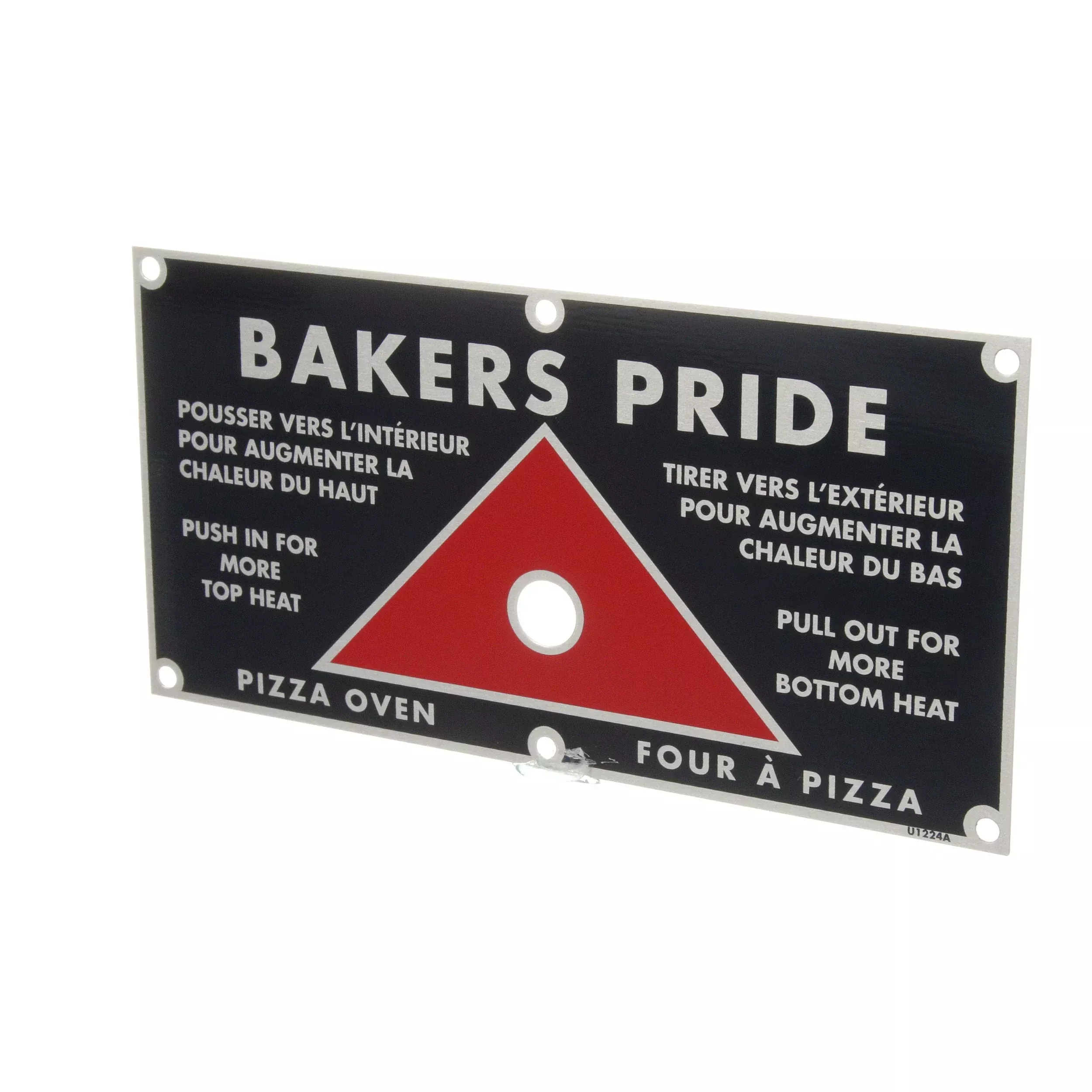 Bakers Pride Push/Pull Plate (FC-816) - AS-U1224A