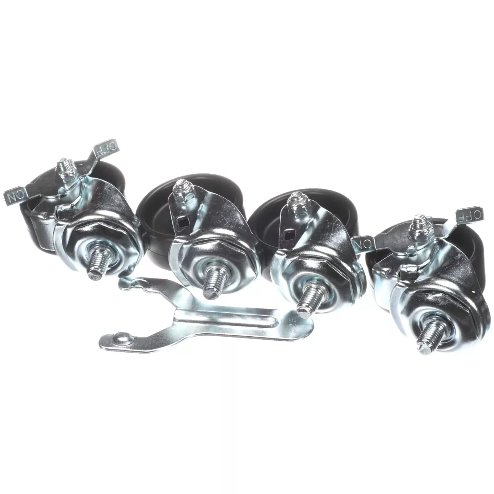 Beverage-Air Caster Kit, 3 in., Set 2 with Brk 2 without - 00C31-041A