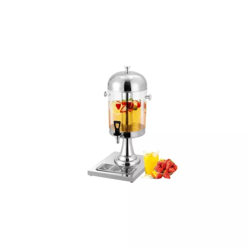 Beverage Dispenser with Stand - Stainless Steel