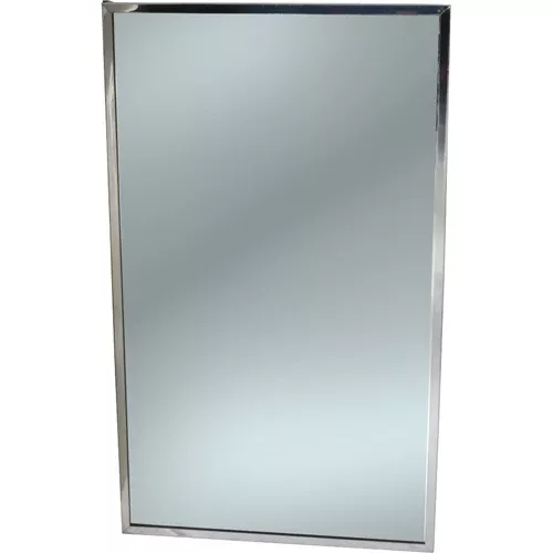 Bobrick 165 1830 - 18 in x 30 in Channel Frame Mirror Rectangular - 165