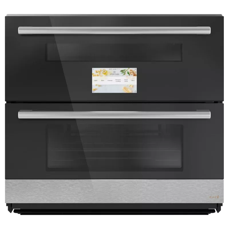 Caf 30" Duo Smart Single Wall Oven in Platinum Glass