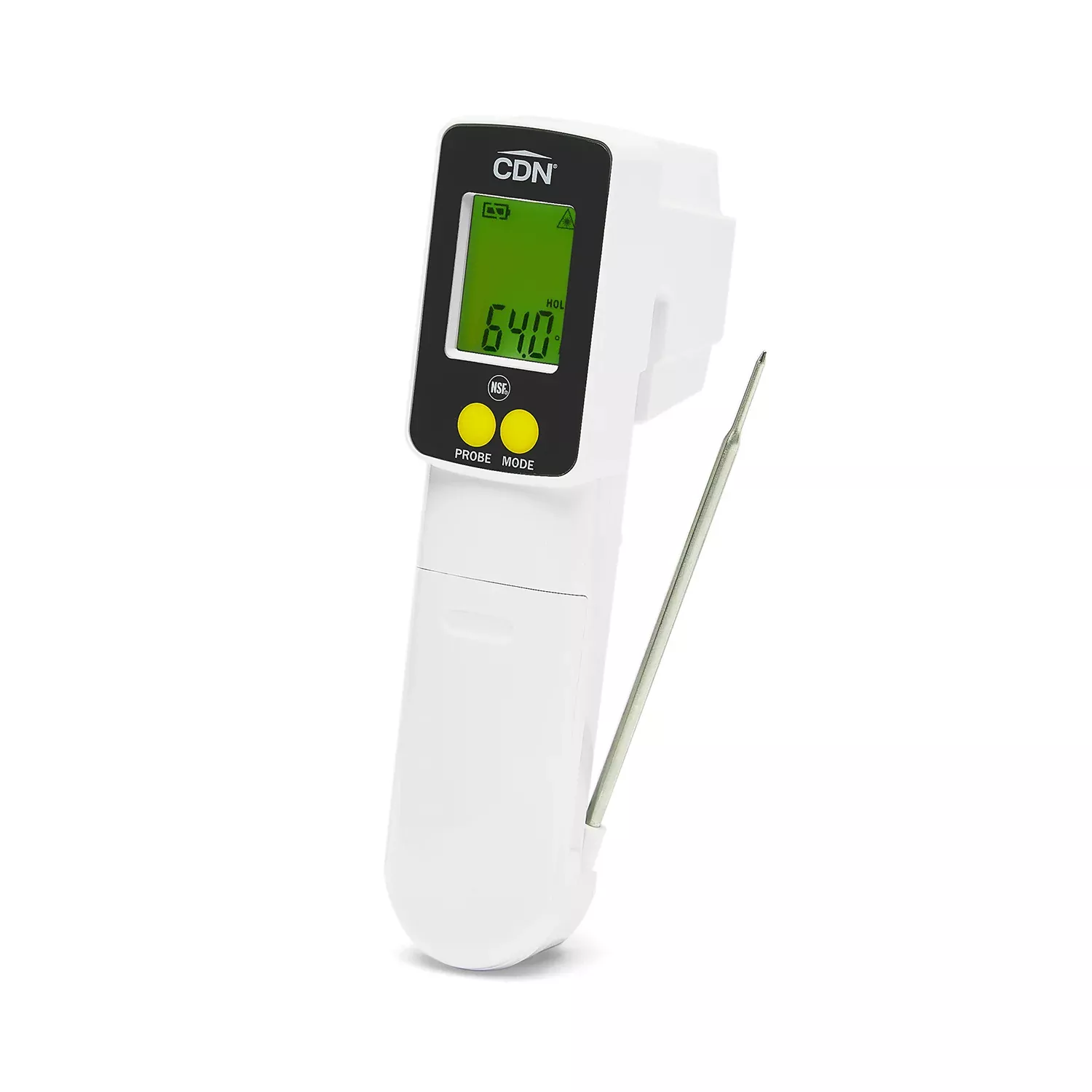 CDN Infrared-76/ 662F W/ Folding Probe Thermometer - INTP662