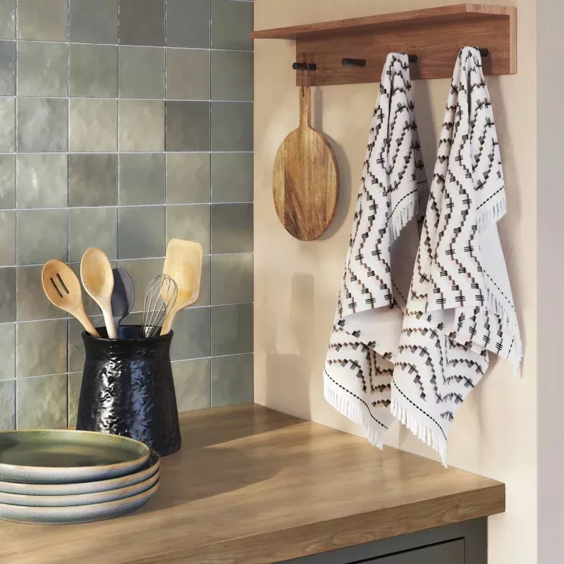 Ceramic Utensil Holder - Black