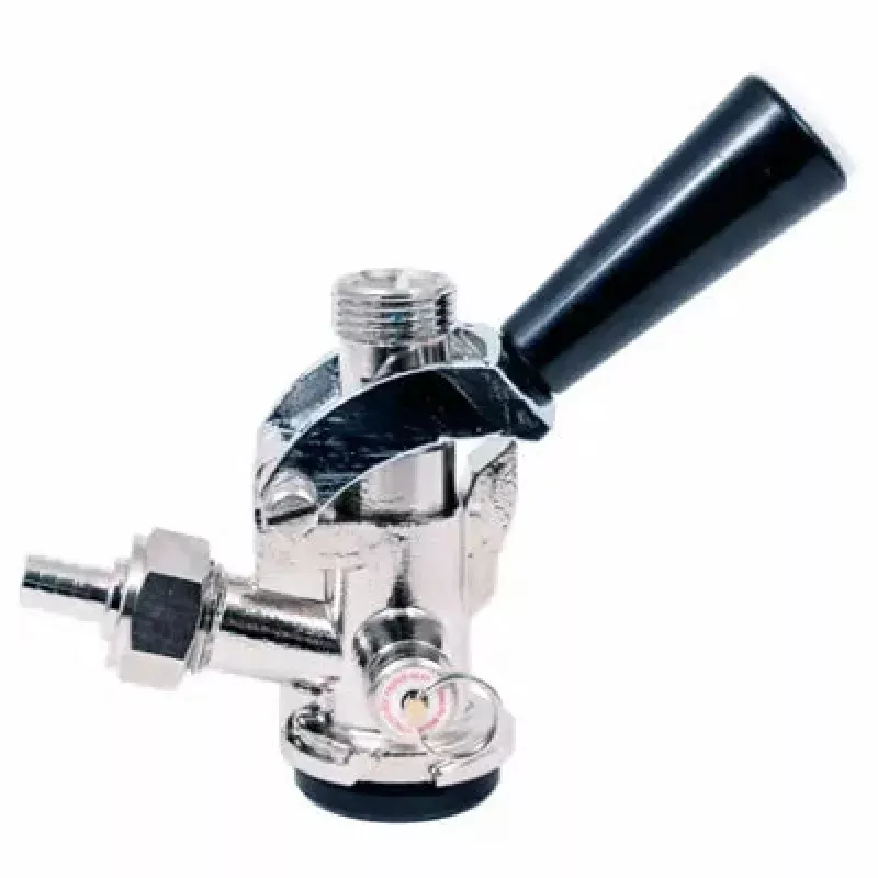 CH5400A-SS: Keg Coupler German A Probe Black Handle