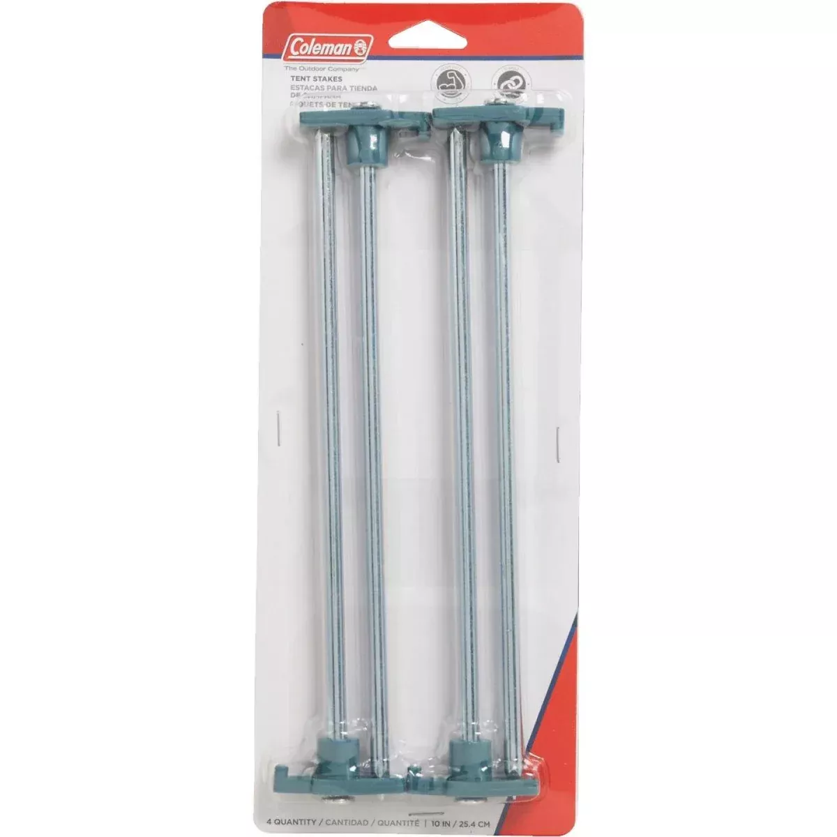 Coleman 10 In. Steel Tent Stake (4-Pack)