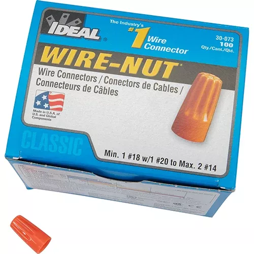 Cooper Electric 30-073 (ideal) - Connector, Wire Sm, Plst 1 0 - 30-073