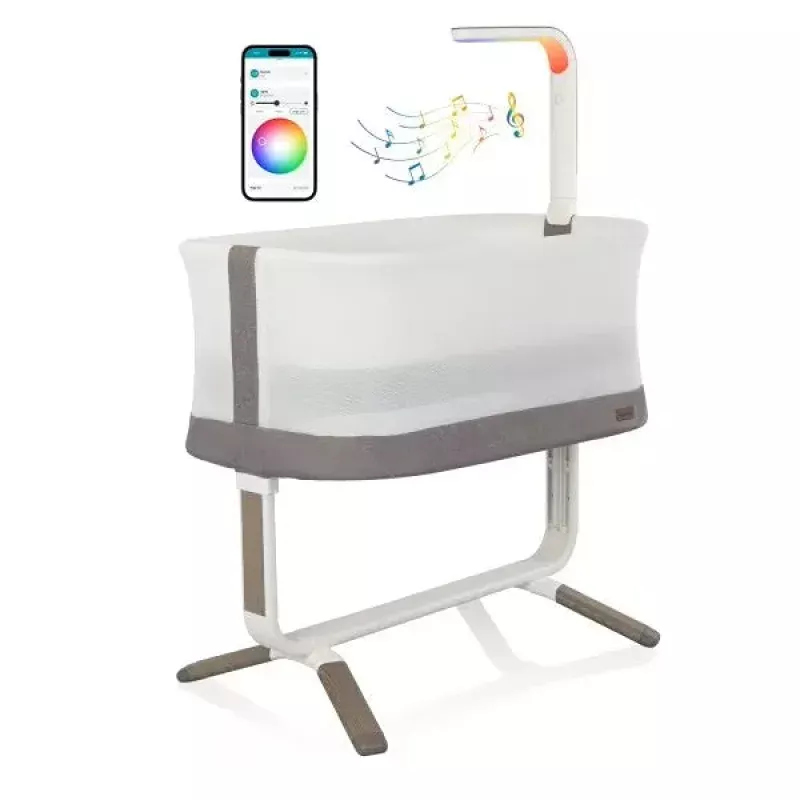 Cora 3-Level Adjustable Bassinet - Truffle Taupe