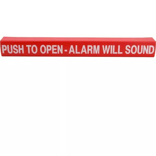 Detex Push Pad Wrap Plastic, Red - 105417-1