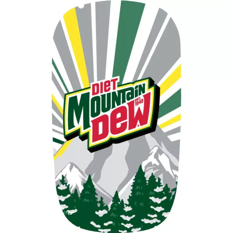 Diet Mountain Dew Flomatic GP Decal