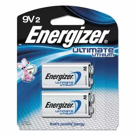 Energizer Ultimate Lithium™ Batteries 9V 2 pack