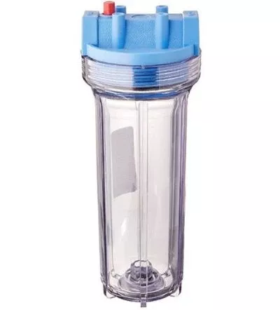 Everpure Filter Housing 1/2" #10 Slim Line Clear/Blue with 158214