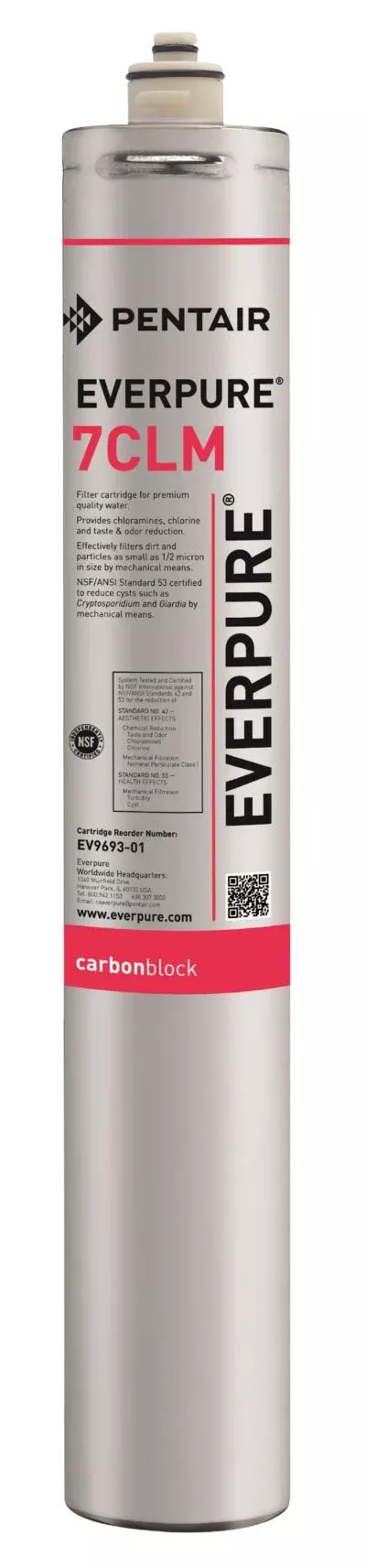Everpure Water Filter Cartridge 7 CLM Replacement 1 pack EV969301