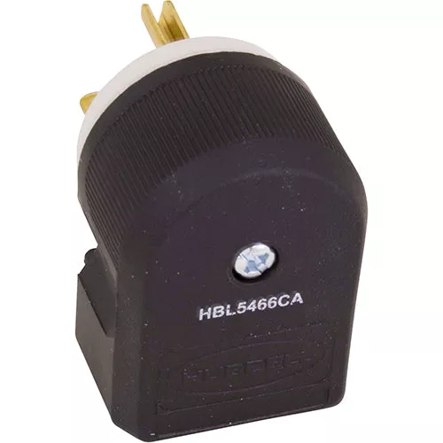 Hubbell 250V 20 A Angle Plug - HBL-5466CA