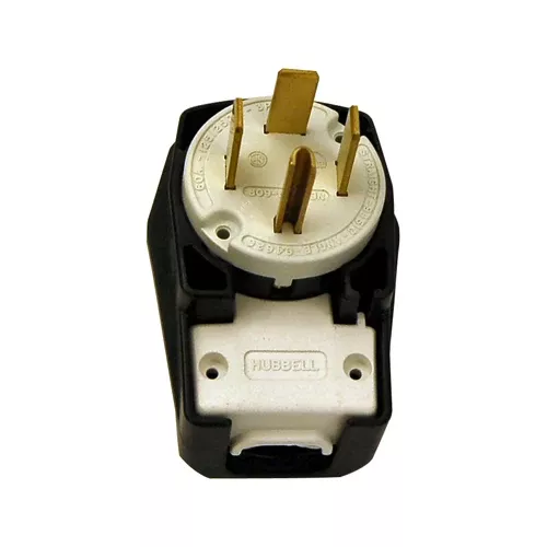Hubbell 250V 60A 4-Prong Angle Plug - HBL9462C/9462A
