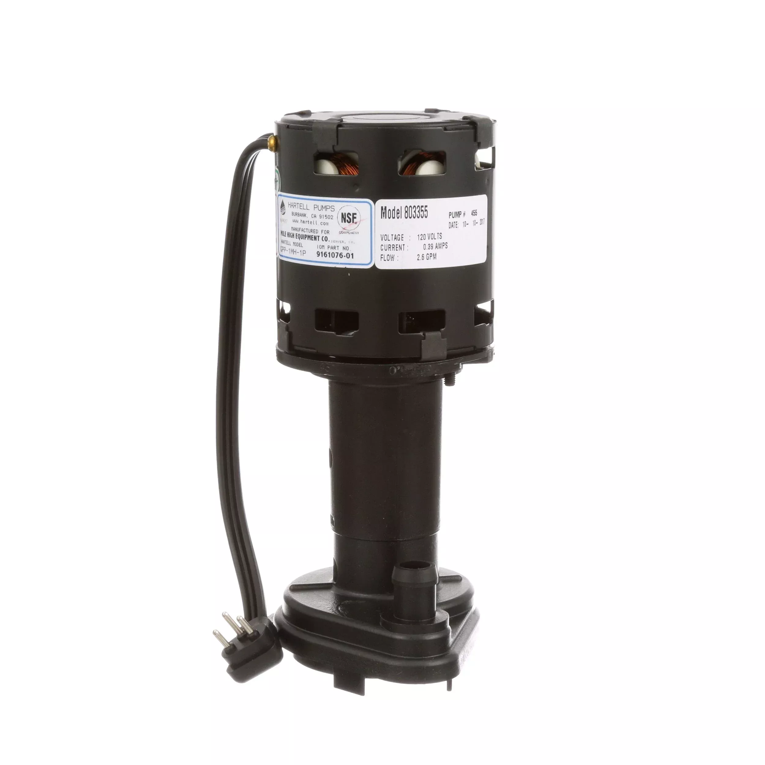 Ice-O-Matic Water Pump - 9161076-01S