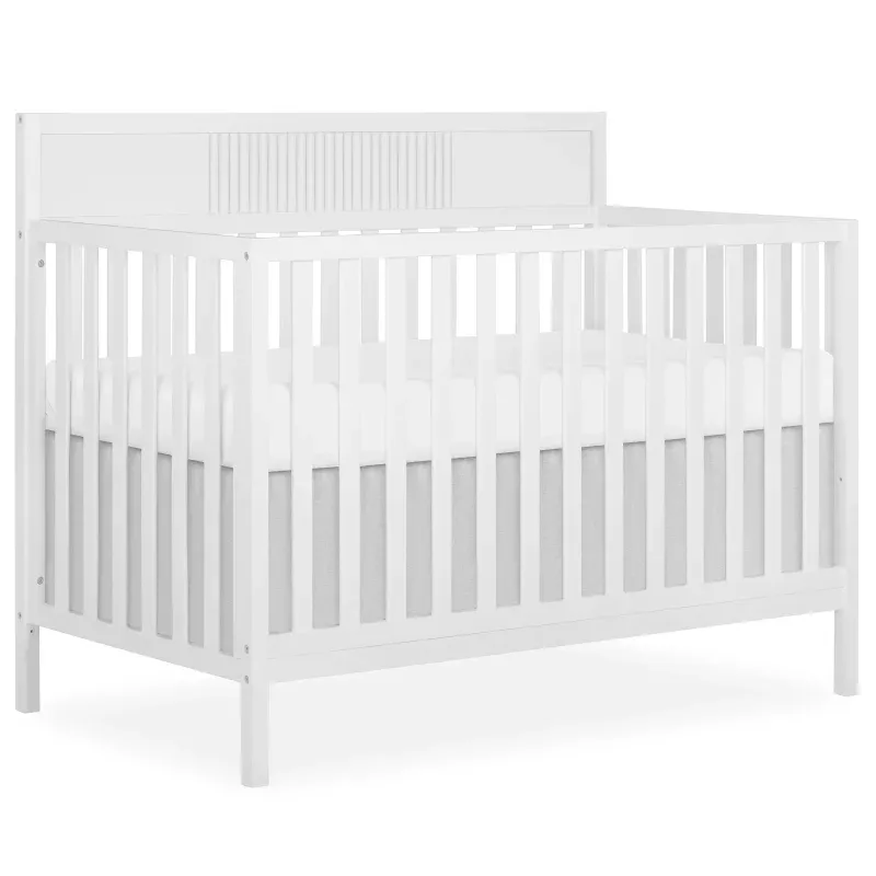Ivy 5 In 1 Convertible Crib - White