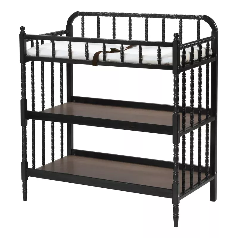 Jenny Lind Changing Table in Ebony Finish
