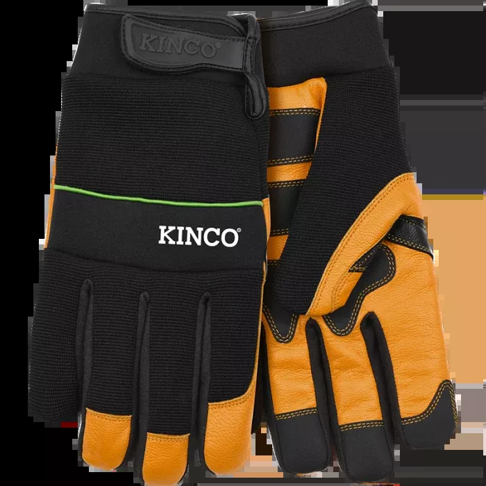 Kinco Pro™ Premium Grain Goatskin & Synthetic Hybrid with Pull-Strap