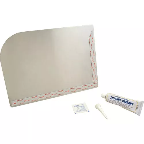 Left Hand Sink Splash Guard Kit 10 in. H x 14 in.