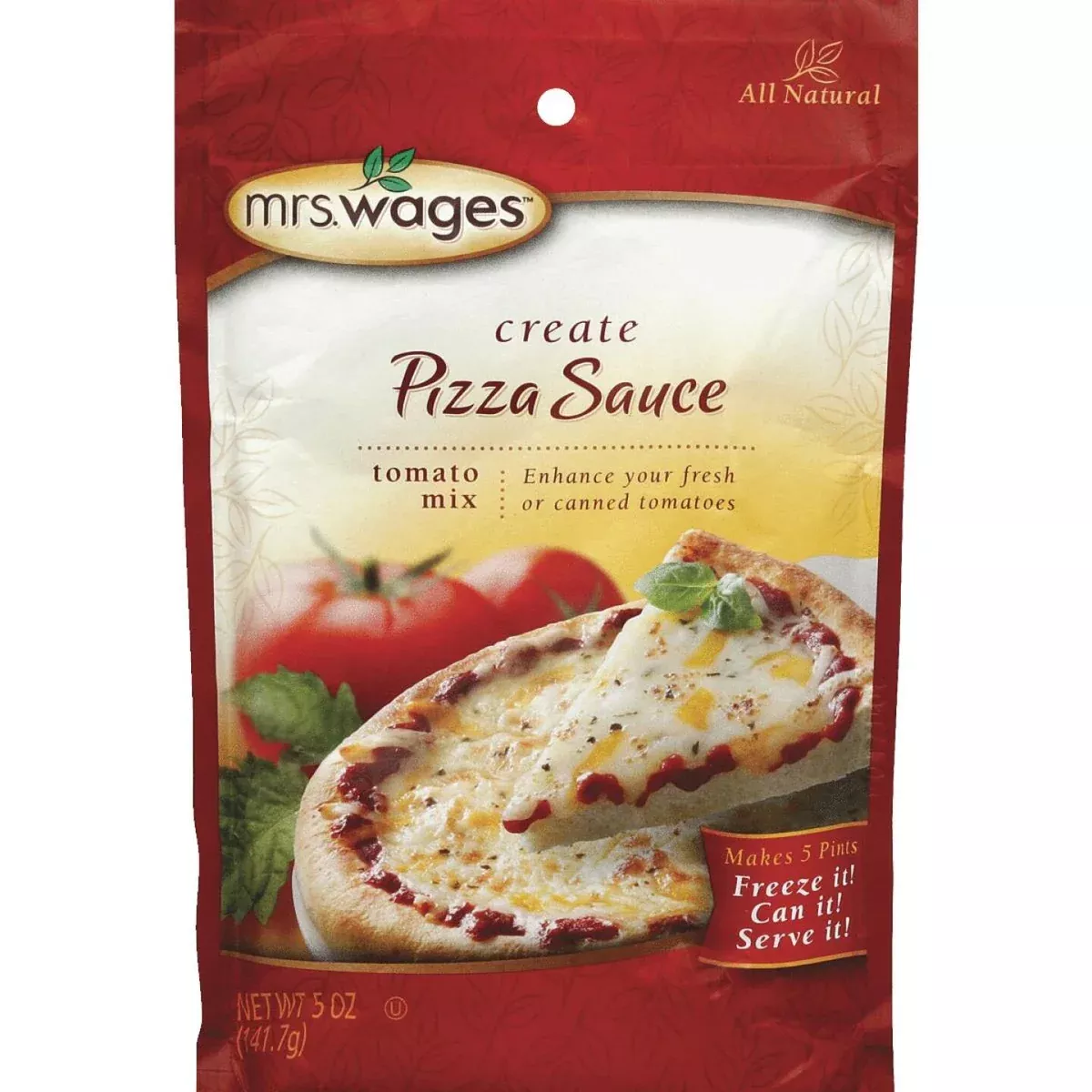 Mrs. Wages 5 Oz. Pizza Sauce Tomato Mix