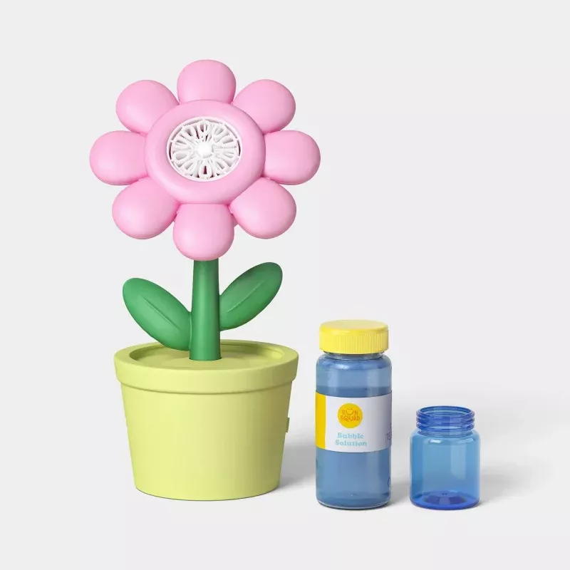 Musical Flower Bubble Maker Bubble Toy - Sun Squad
