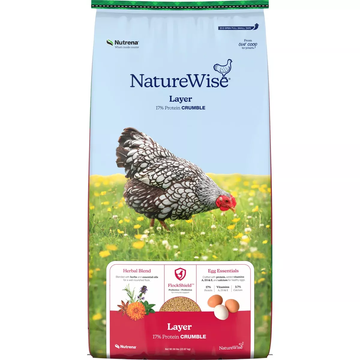 NatureWise 17% Protein Layer Crumble Poultry Feed