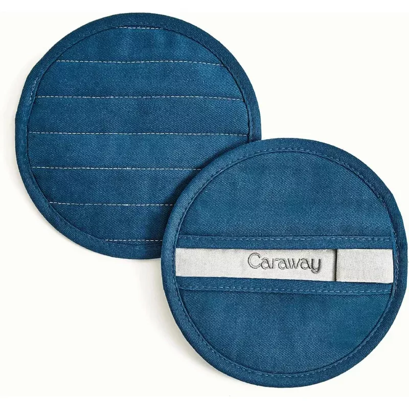 Organic Cotton Pot Holders - Navy