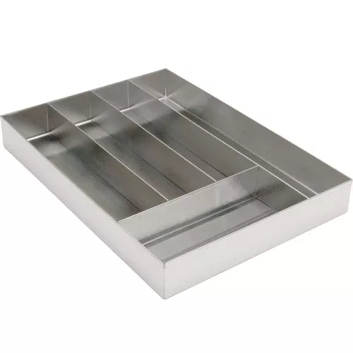 Organizer, Flatware, 5 Comp, S/S Stainless Steel