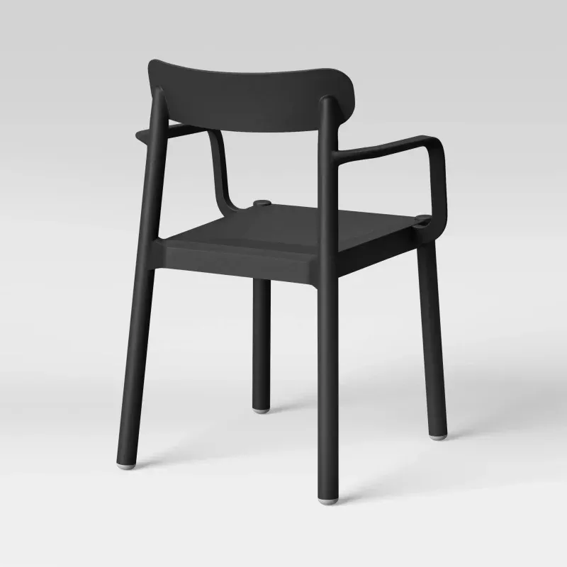 Patio Dining Chair - Elba - Black