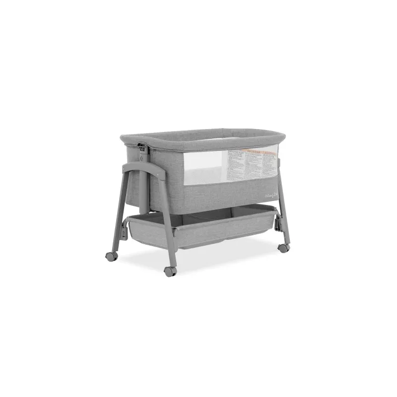 Portable Bassinet With Wheels - Calypso - Gray