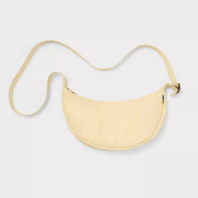 Puffy Crossbody Sling Bag - Yellow