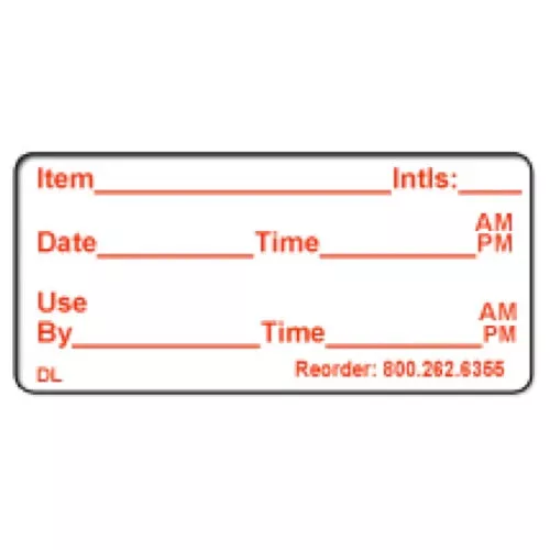 RDW 1 in x 2 in Dissolvable Labels - DL300